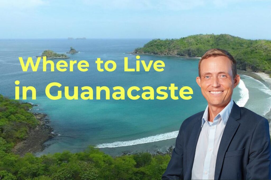 where to live in Guanacaste showing Matt and beachfront property