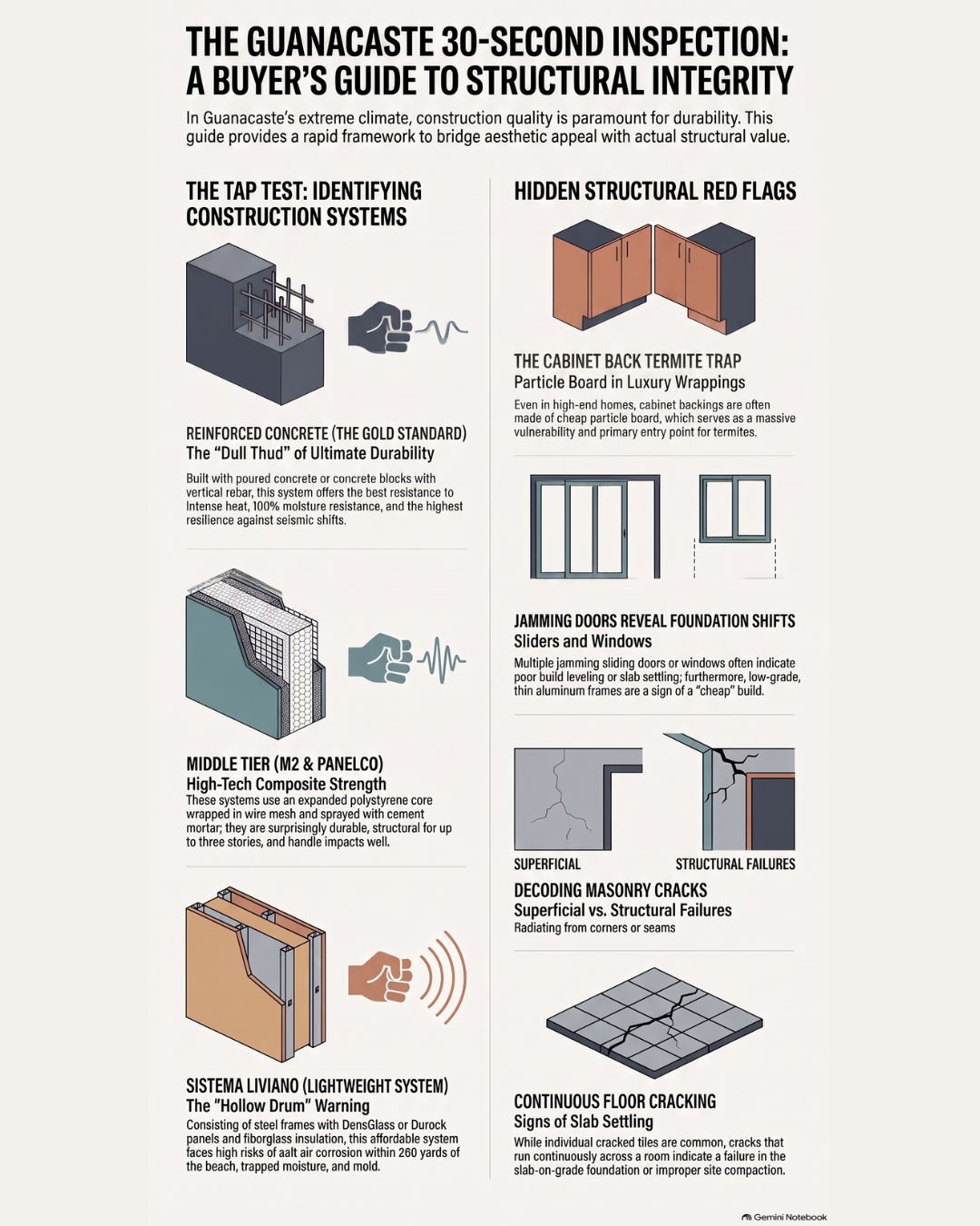 graphic examples of the number one flaw in guanacaste homes